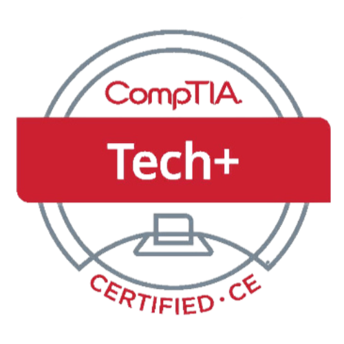 CompTIA Tech+ Certification Badge